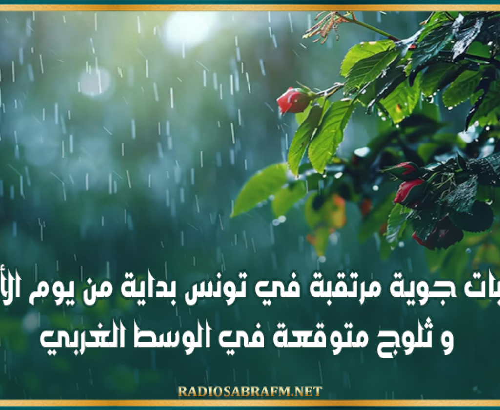 تقلبات جوية مرتقبة في تونس بداية من يوم الأحد و ثلوج متوقعة في الوسط الغربي