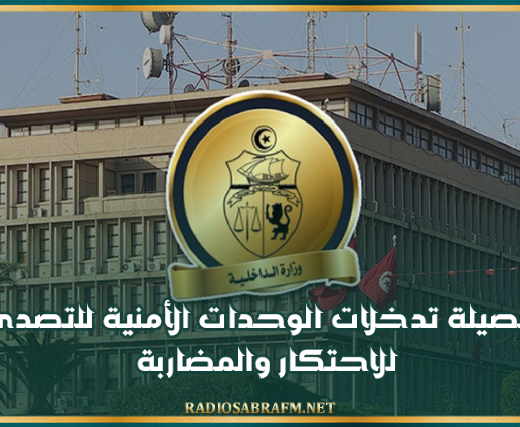 حصيلة تدخلات الوحدات الأمنية للتصدي للاحتكار والمضاربة