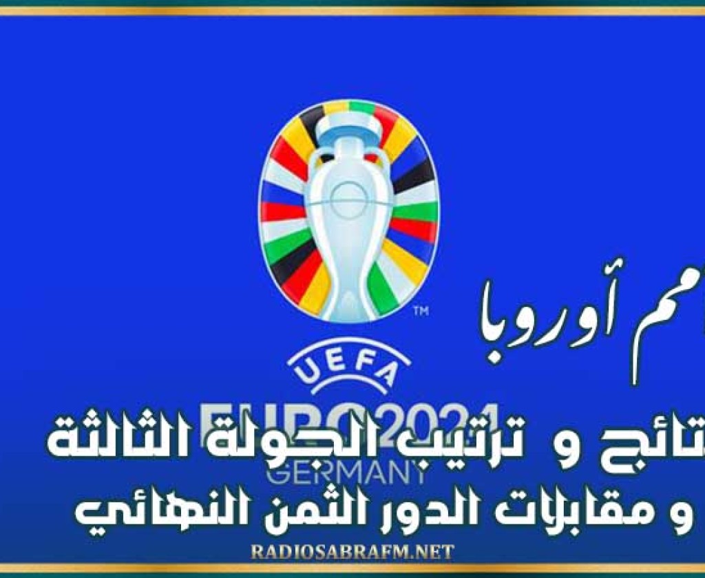 كأس أمم أوروبا : نتائج و ترتيب الجولة الثالثة و مقابلات الدور الثمن النهائي