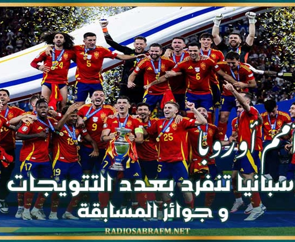 كأس أمم أوروبا : إسبانيا تنفرد بعدد التتويجات و جوائز المسابقة