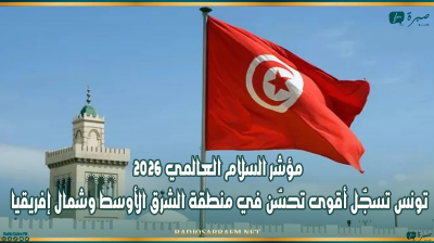 مؤشر السلام العالمي 2026: تونس تسجّل أقوى تحسّن في منطقة الشرق الأوسط وشمال إفريقيا
