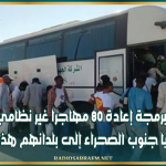 برمجة إعادة 80 مهاجرا غير نظامي من إفريقيا جنوب الصحراء إلى بلدانهم هذا الأسبوع