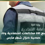 قبلي: رفع 210 مخالفات اقتصادية و22 مخالفة صحية خلال شهر مارس