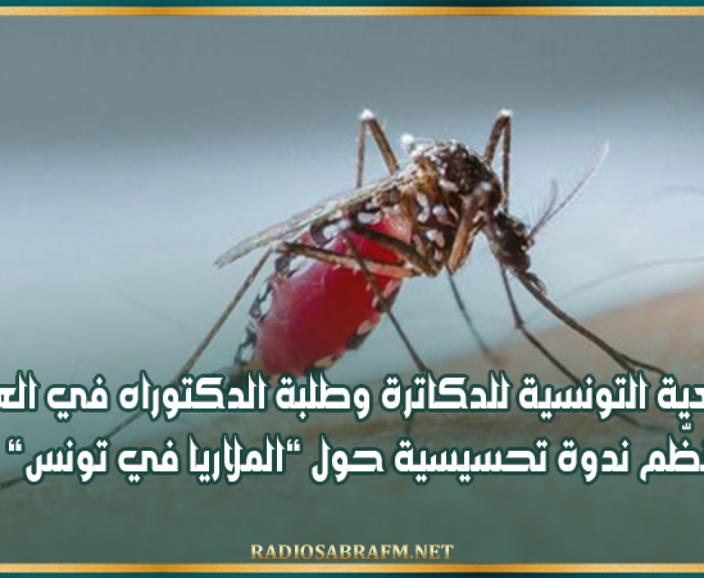 "بمناسبة 'اليوم العالمي للملاريا: الجمعية التونسية للدكاترة وطلبة الدكتوراه في العلوم تنظّم ندوة تحسيسية حول "الملاريا في تونس